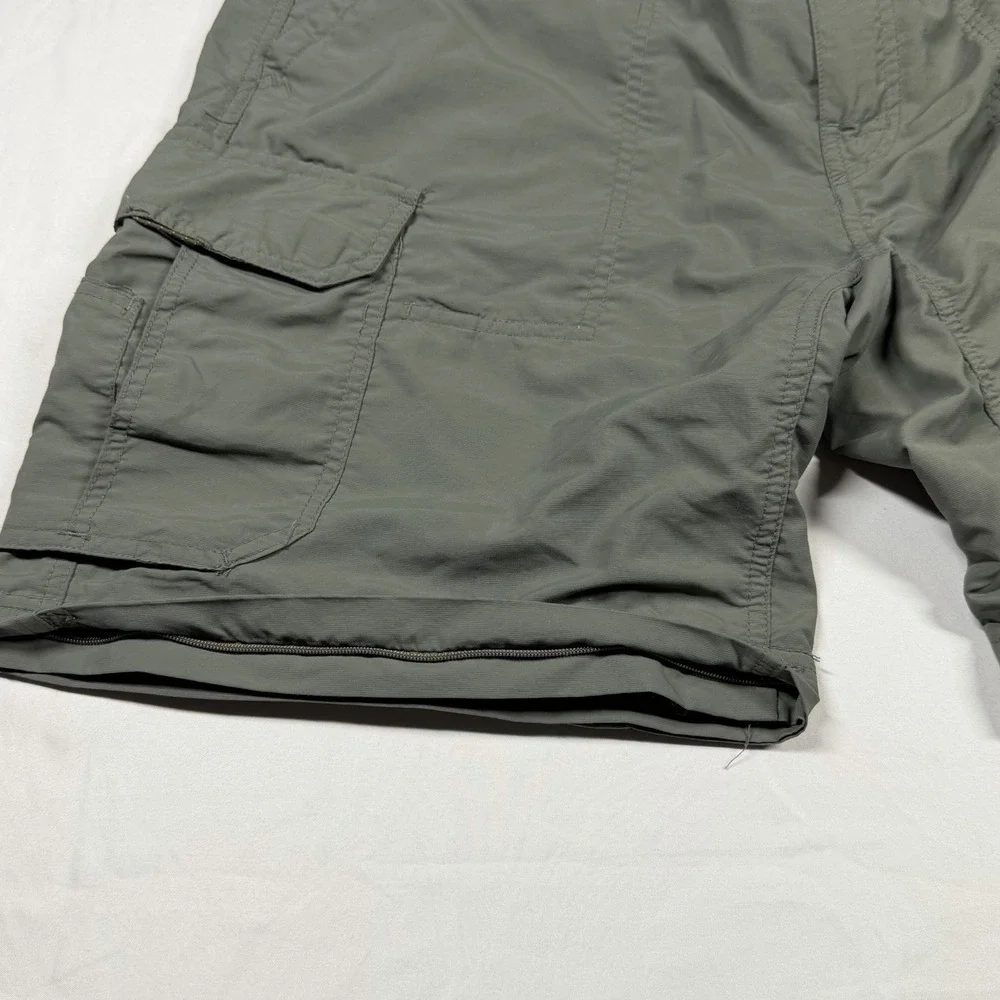 REI Cargo Shorts Gray Nylon Men's Regular Fit Flat Front 9